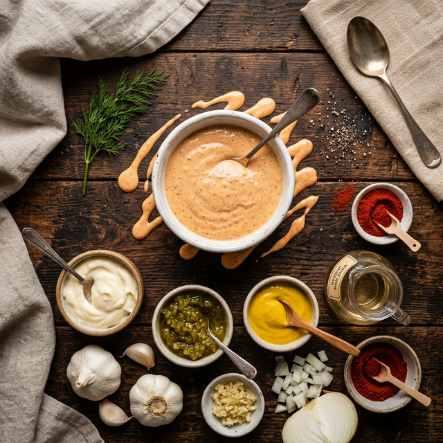 Big Mac Sauce close-up